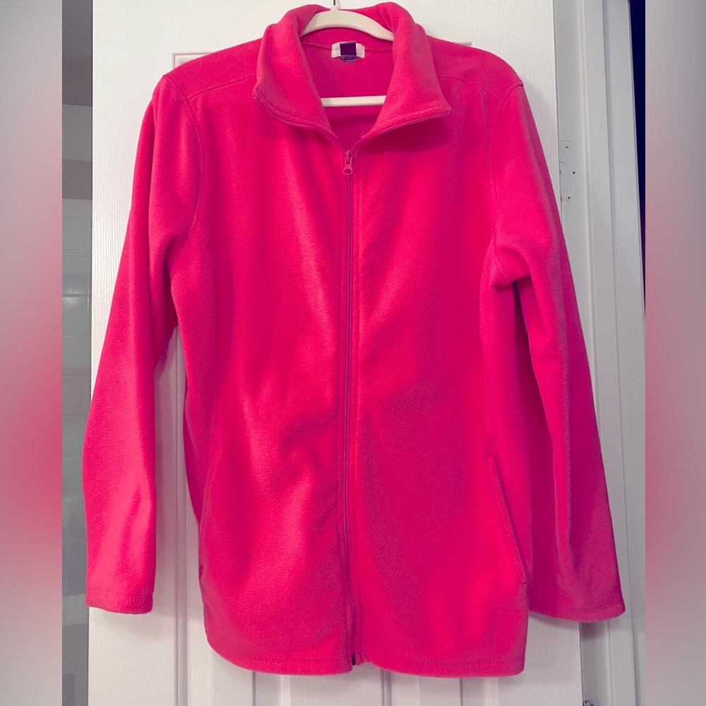 Old Navy Barbie Pink Fleece Jacket sz XL